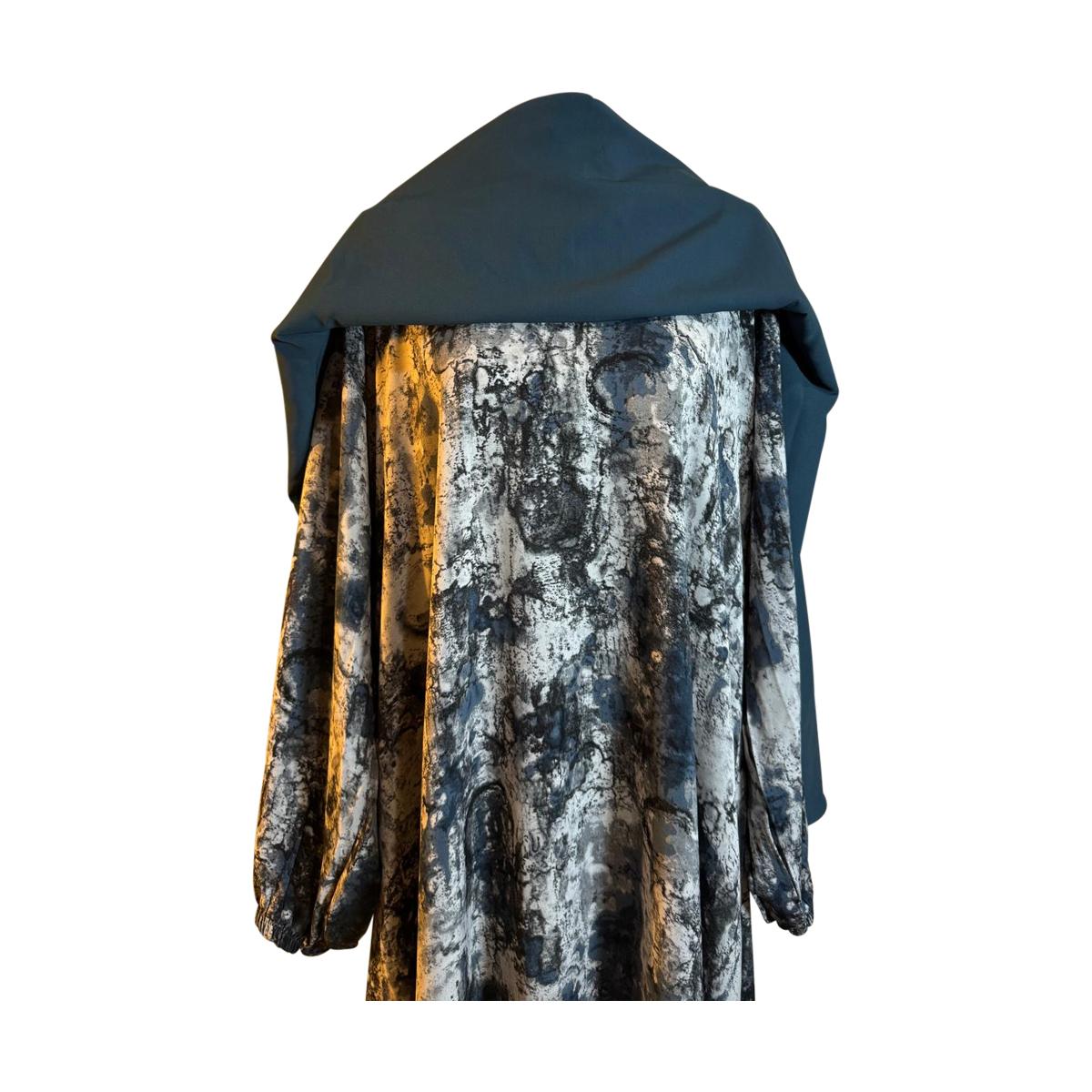 Luxury Marble Print Abaya