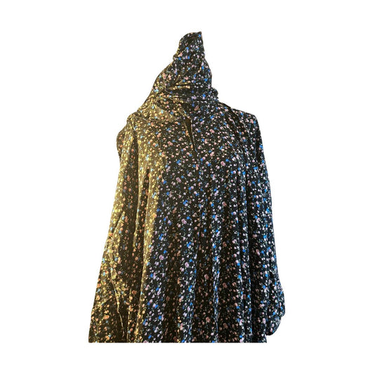 Black Abaya with Embroidery