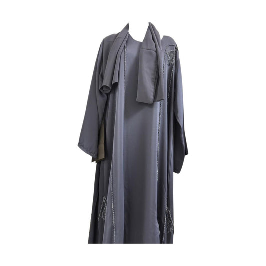 Elegant Grey Abaya